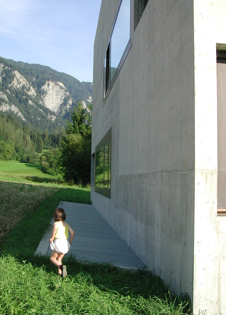 Paspels | School at Paspels, Switzerland by Valerio Olgiati