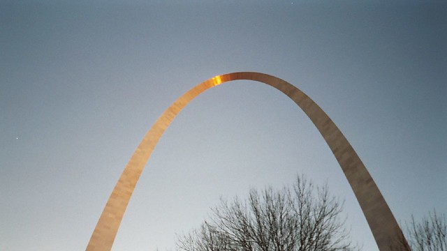 St. Louis Arch in Fall