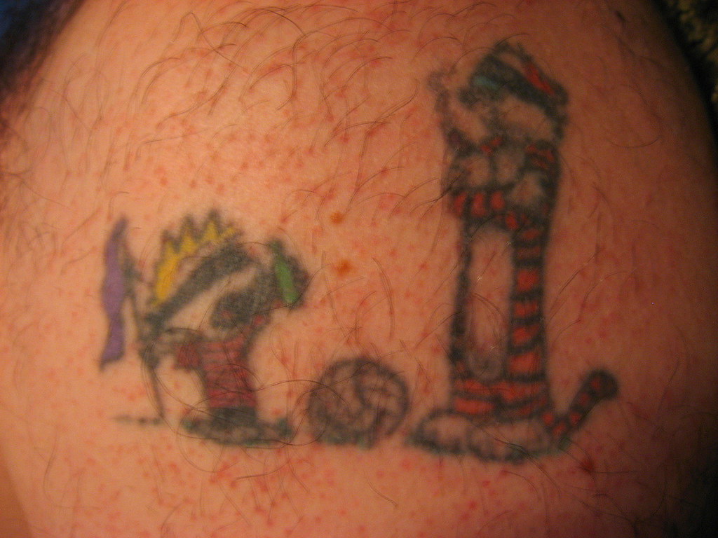 2nd Tattoo: Bigfoot Abducted by Aliens by BaldDumboRat -- Fur Affinity  [dot] net