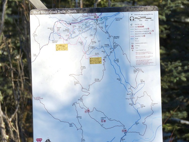 Iron Springs / Elbow Trail Loop - Trailhead map