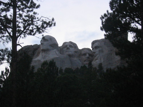 Mickelson Trail 083 by BoomZoom, We strolled the president's trail just before sunset. We stayed for the lighting ceremony; big scree