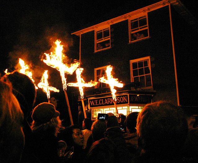 Lewes Bonfire Night 2007 - Burning Crucifixes