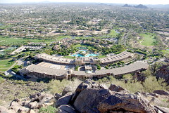 Phoenician Resort from Camelback Mountain - wide