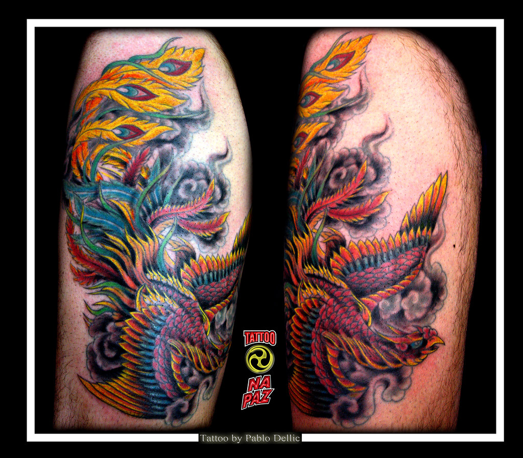 A fênix oriental tatuagem tradicional ,Phoenix Tattoo by P… | Flickr