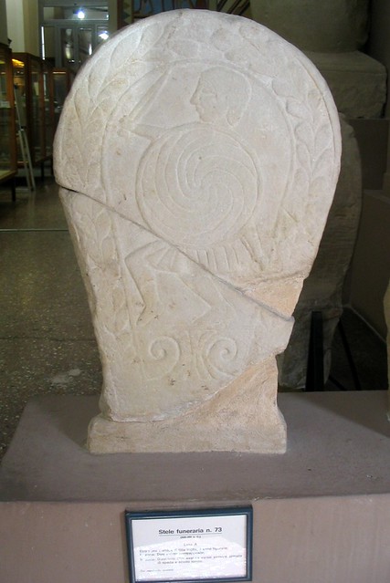 Etruscan stele