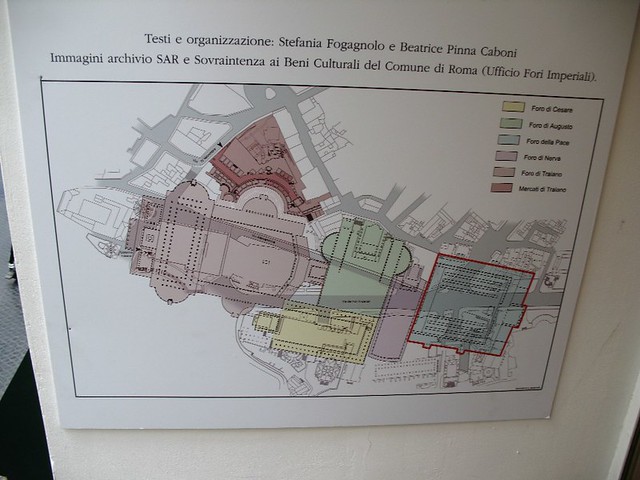 Rome - The Imperial Fora / The Temple of Peace (1998-2010). Archaeological Excavations and Related Studies, Restoration Work (Part 1 / Sector S.E.). Map: Imperial Fora / T. of Peace, Dott.ssa S. Fogagnolo & Dott.ssa B. Penna Caboni (2000-2007).