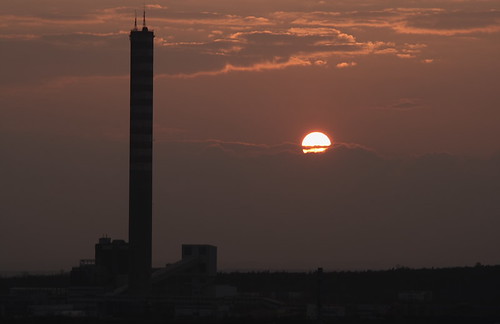 sunset chimney sun poland zachód kielce