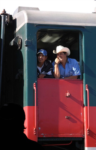 Train - Tren; Divisadero, Barranca de Cobre, SW of Creel, Chihuahua, Mexico