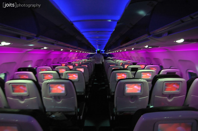 Interior Of Virgin America All The Way From Check In To Ge