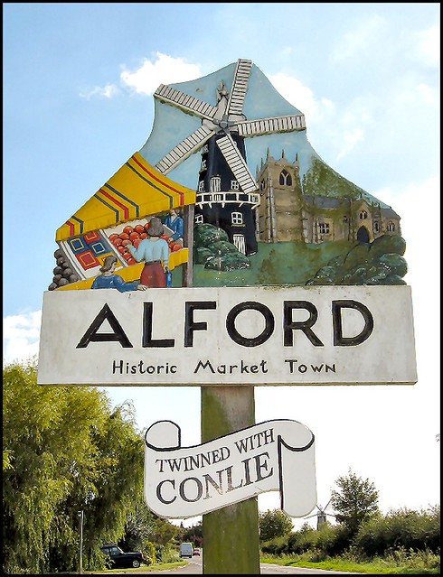 Alford Town Sign, Lincolnshire
