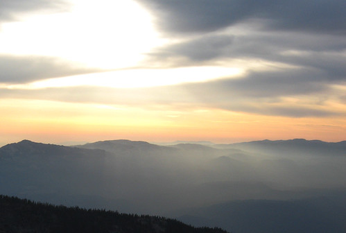 Sunset by bensz99, california orange usa mountains colors clouds geotagged unitedstates sunet 2007 sierranationalforest