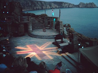 Minack Theatre on the Cornish Coastal Path at end of Day 1