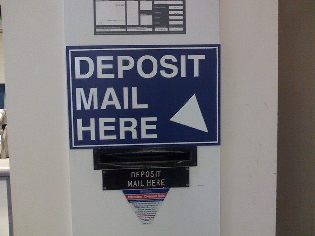 Deposit Mail Here...or there?