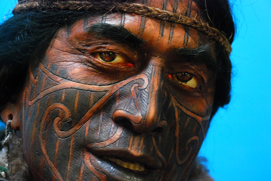 New Zealand Maori with face fully tattooed with tribal tattoos Close up  portrait, ambient light, Nikon 15mm f/1.8G, by Lee Jeffries, Alessio... -  AI Generated Artwork - NightCafe Creator