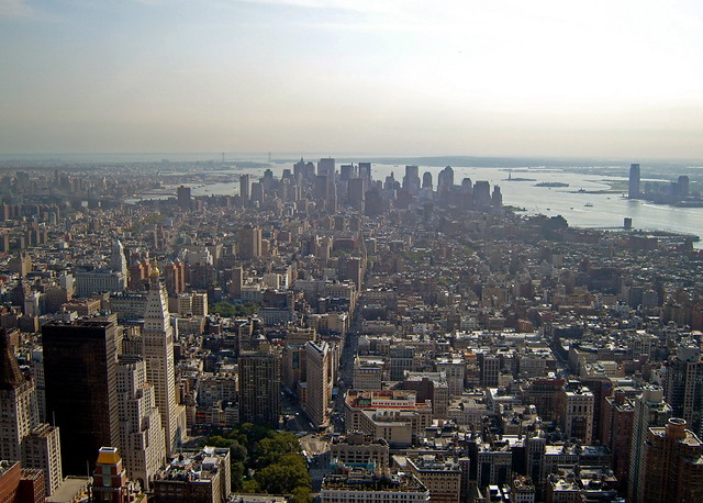 Midtown and Downtown Manhattan