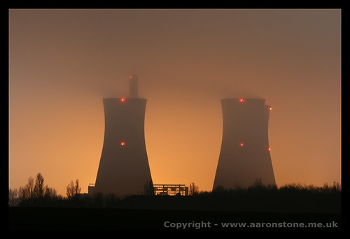 light sky orange building weather fog night kent glow structures sandwich disused powerstation chimneys ramsgate coolingtowers pegwell richborough colourartaward