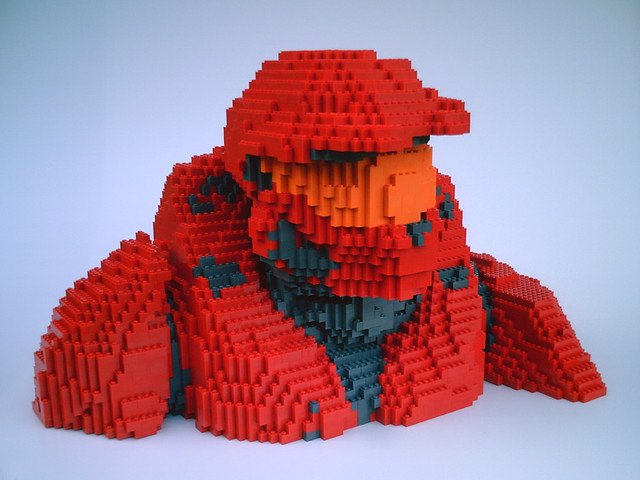 LEGO Halo RvB Sarge - front