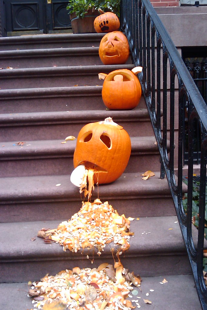 Hungover pumpkin? | Alaina Browne | Flickr