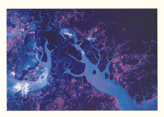 Bay of Bengal, Burma Space View Postcard