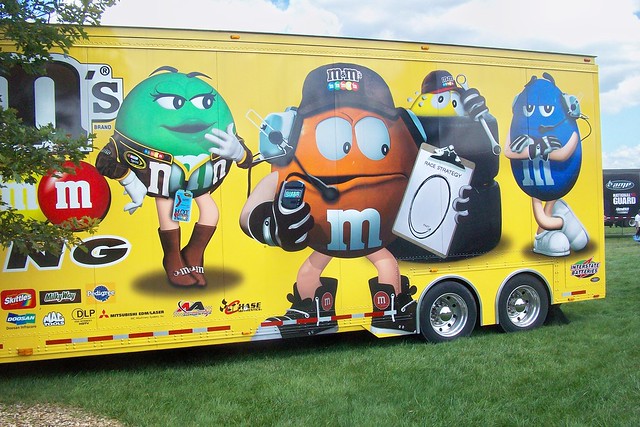 M&Ms souvenir trailer
