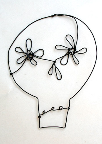 skull wire drawing 2