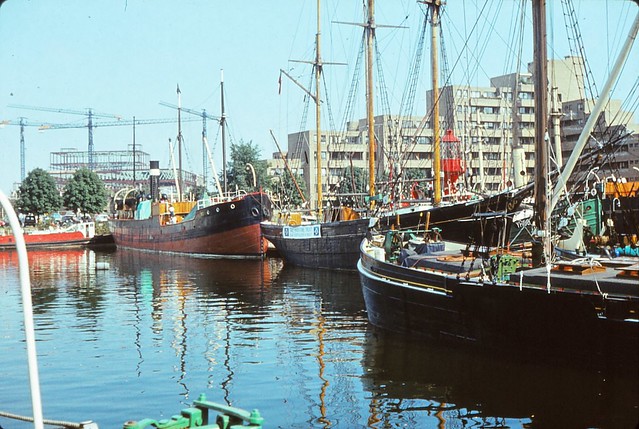 St Katharine's Dock, London 1981