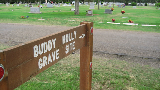 Marker For Buddy Holly's Grave