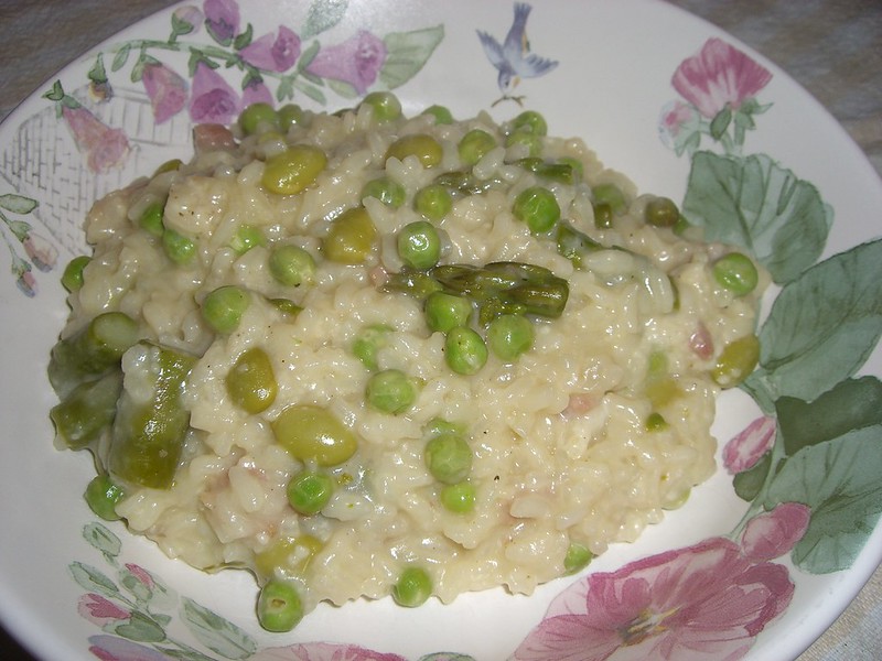 08-03-27 Risotto with Spring Vegetables and Smoked Ham