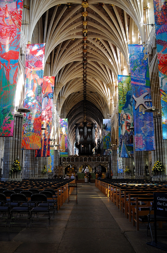 The Nave: Exeter Cathedral by James Rainsford