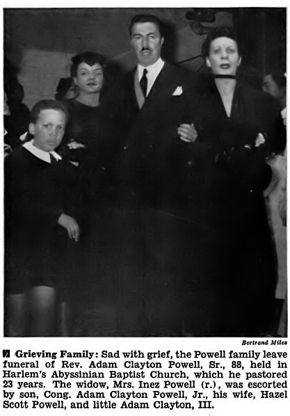 Adam Clayton Powell And Family London England 1951 OLD PHOTO 
