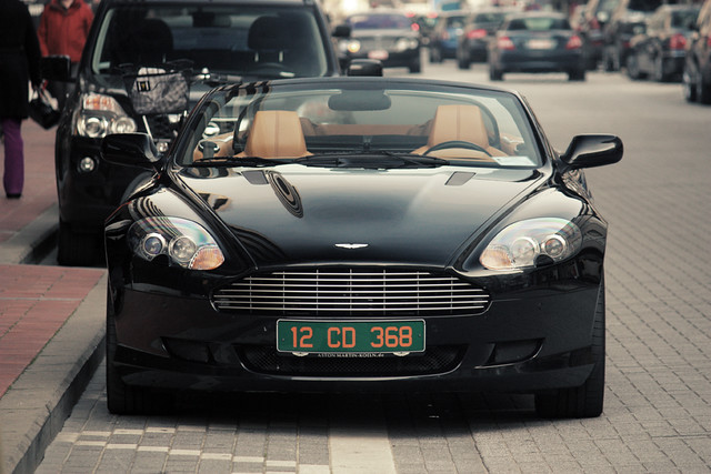 Aston Martin DB9 Volante.