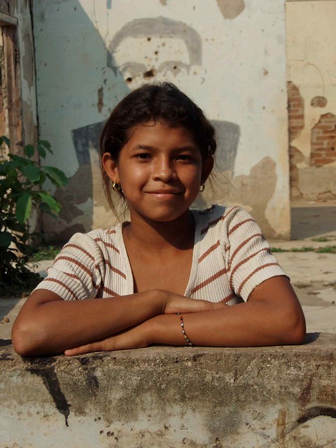 Smiling girl - Muchacha sonriente; Nueva Segovia, Nicaragua