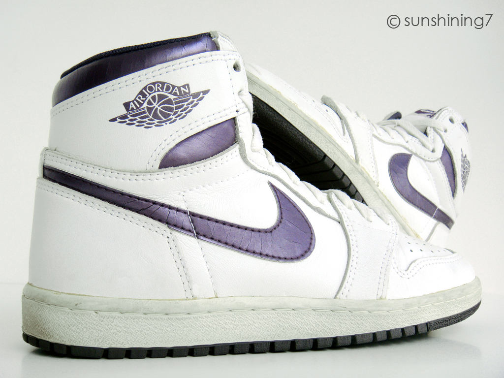 1985 jordan 1 purple metallic