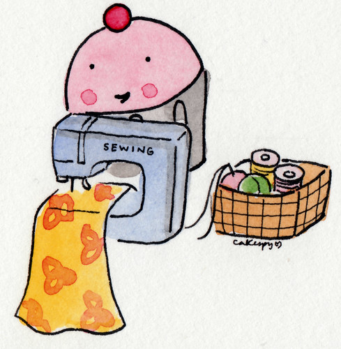Cuppie loves to sew | by cakespy