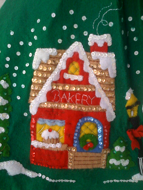 'The Bakery' - Christmas Village Tree Skirt.