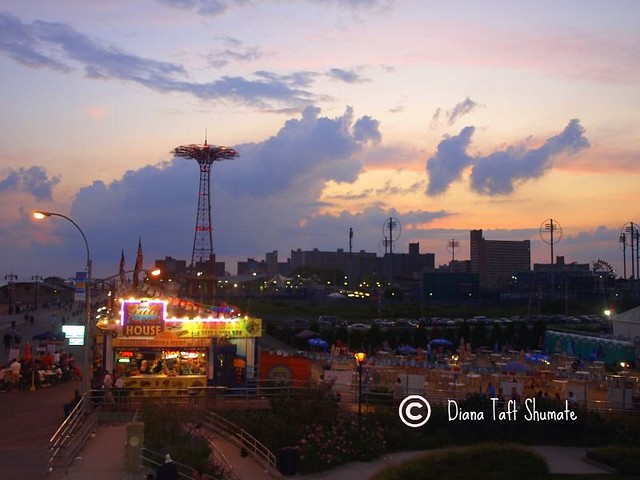 Sunset Coney Island Aug 23, 2009
