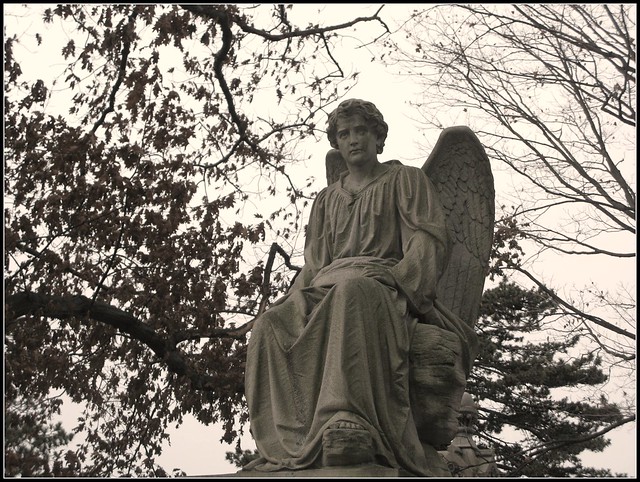 Cedar Hill Cemetery - Hartford [Angel spread your wings]