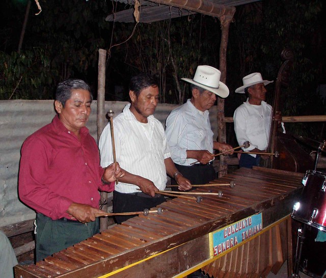 Xylophone - Celebración de San Gabriel; San Miguel Chicaj, Baja Verapaz, Guatemala