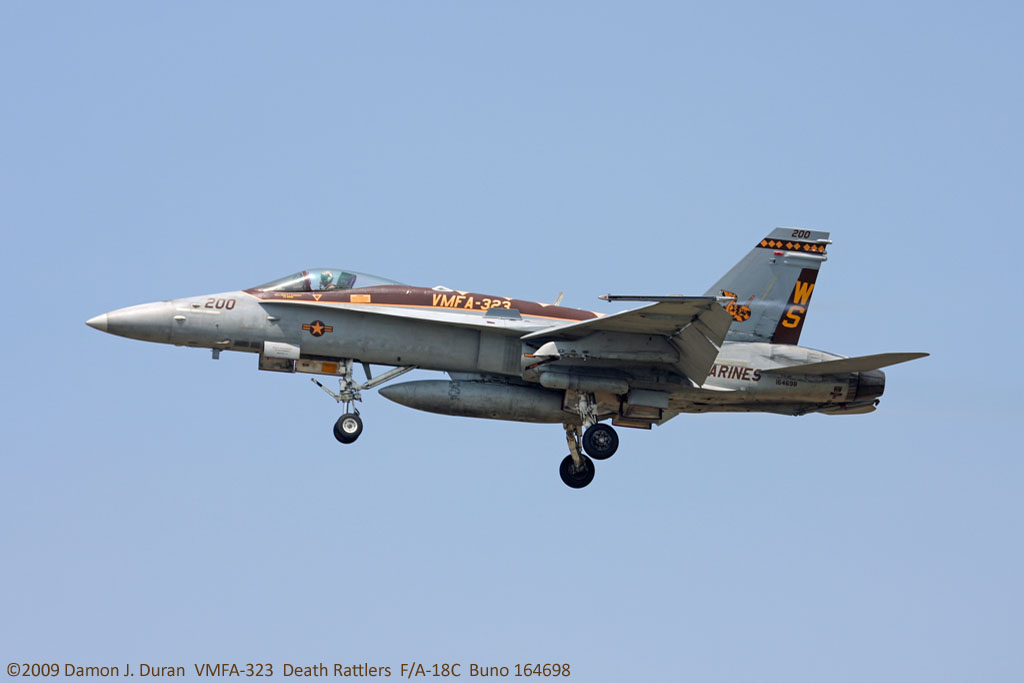 VMFA-323 Death Rattlers F/A-18C BUNO164698 | PhantomPhan1974 ...