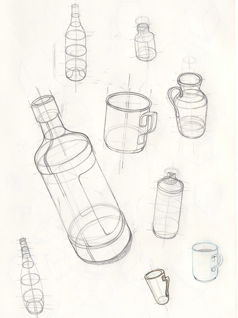 Basic Bottle Drawings