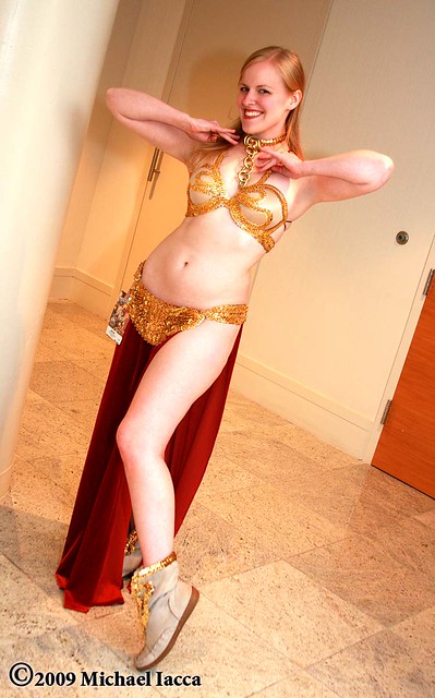 Maddie Slave Leia by Michael Iacca