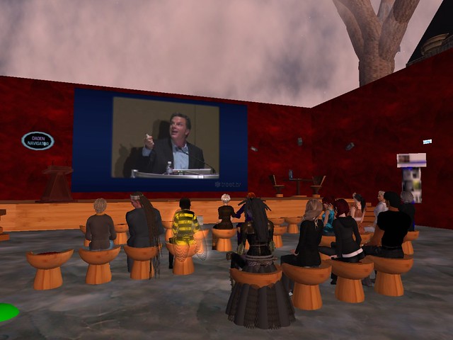 M Linden - Mark Kingdon - CEO of Linden Lab with the big roll-out... - Chimera Cosmos