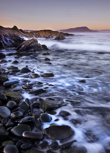 sea sunrise landscape coast scotland innerhebrides argyll seil easdaleisland slateislands scottishcoastline
