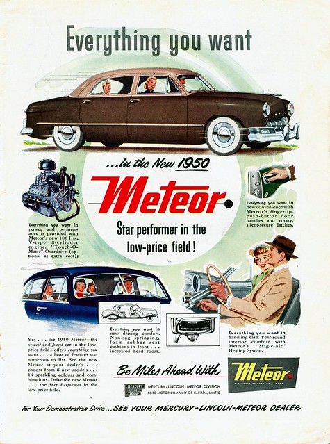 1950 Meteor Ad (Canada)