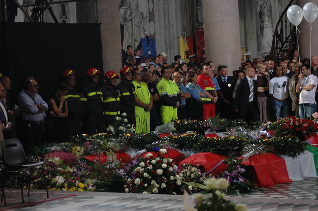Alluvione Messina, i funerali di Stato