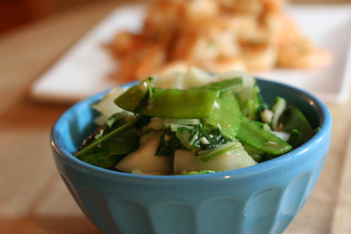 Snow Peas & Bok Choy from the Steamy Kitchen Cookbook | by amyisaacson