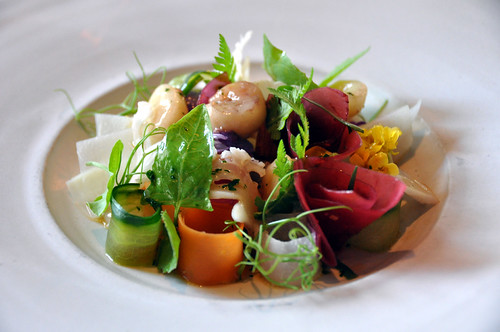 Restaurant Noma: Marv med syltede grøntsager