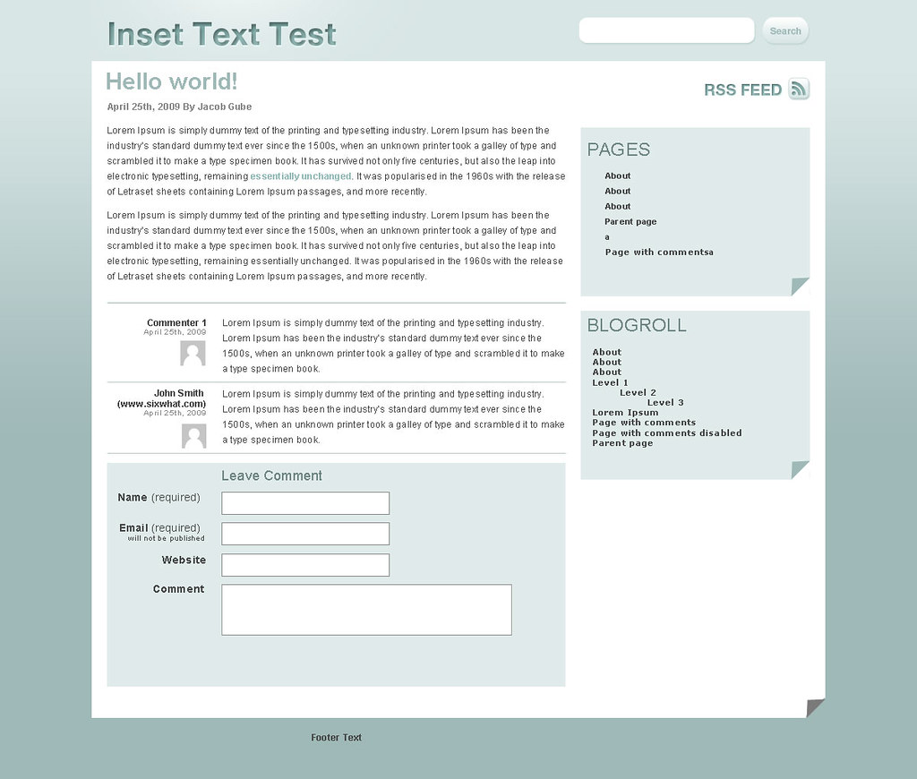 web layout design