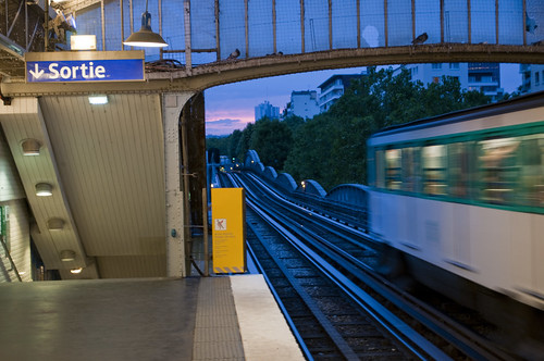 Glaciere Metro Exit, Paris, France
