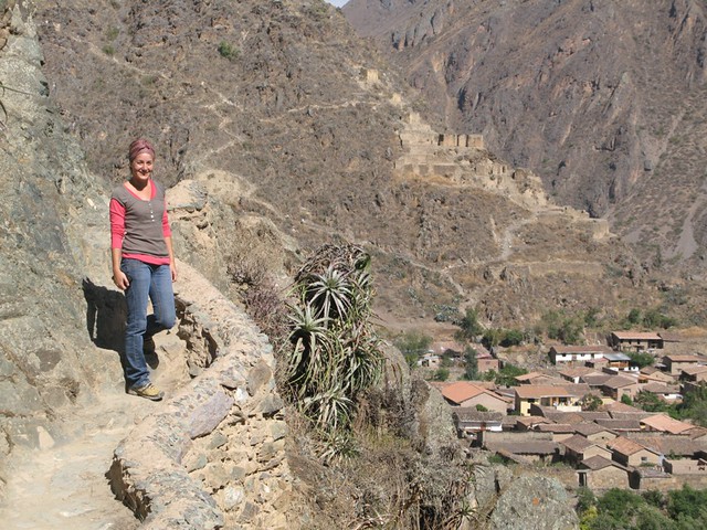Me at Ollantaytambo Inca ruins